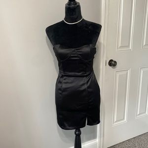 Black mini dress